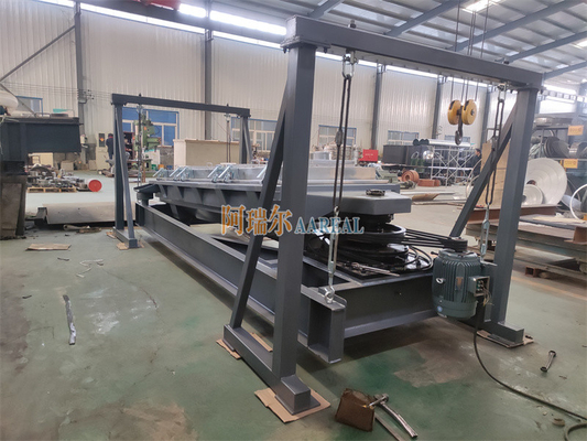 높은 효율성 큰 용량 1800 * 3600mm 회전 스크린 기계 UHMWPE 파우더 분리