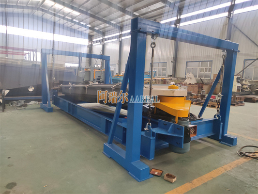 높은 효율성 큰 용량 1800 * 3600mm 회전 스크린 기계 UHMWPE 파우더 분리