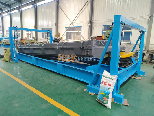 높은 효율성 큰 용량 1800 * 3600mm 회전 스크린 기계 UHMWPE 파우더 분리