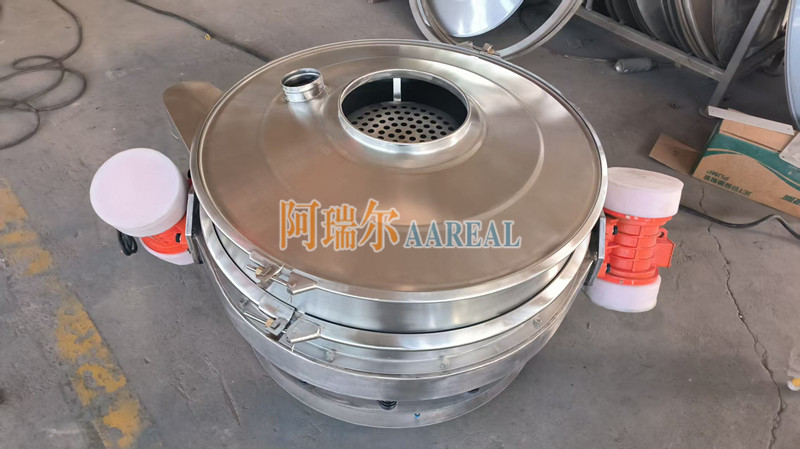 고성능 400mm~1500mm 스테인리스 스틸 304 낮은 프로필 흐름 횡단 분리기 인라인 진동 스크린